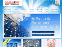 Tablet Screenshot of cux-solar.de